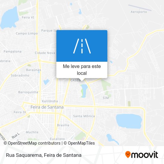 Rua Saquarema mapa