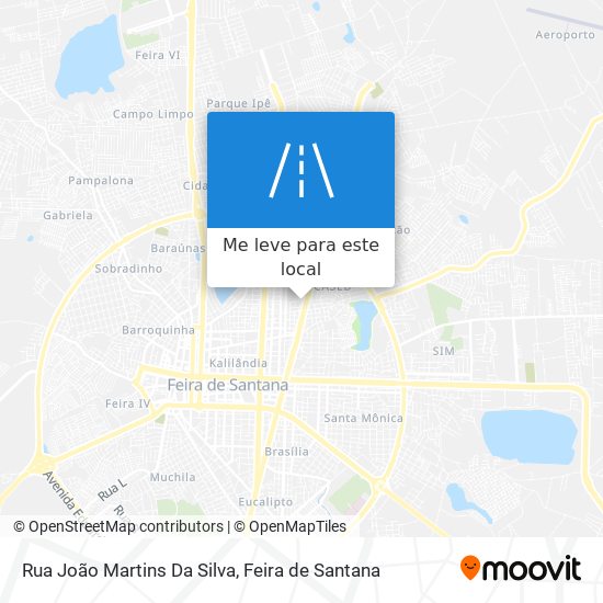 Rua João Martins Da Silva mapa