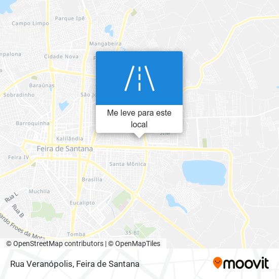 Rua Veranópolis mapa