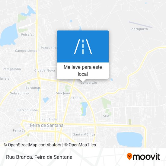 Rua Branca mapa