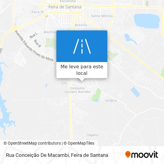 Rua Conceição De Macambi mapa