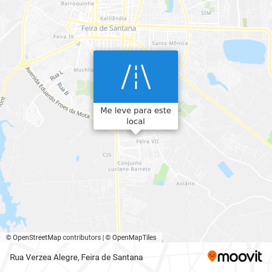 Rua Verzea Alegre mapa