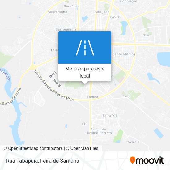 Rua Tabapuia mapa