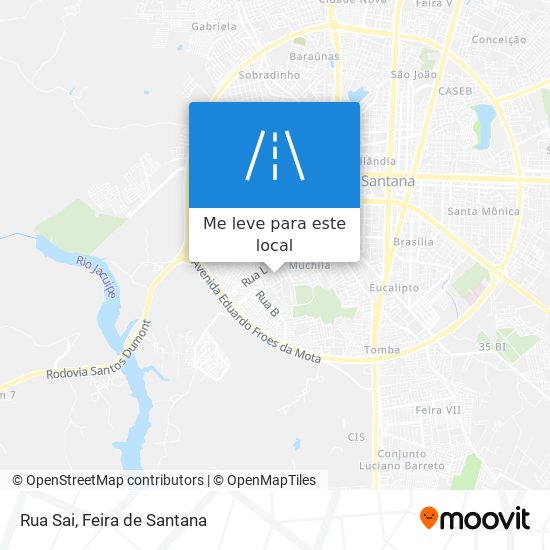 Rua Sai mapa