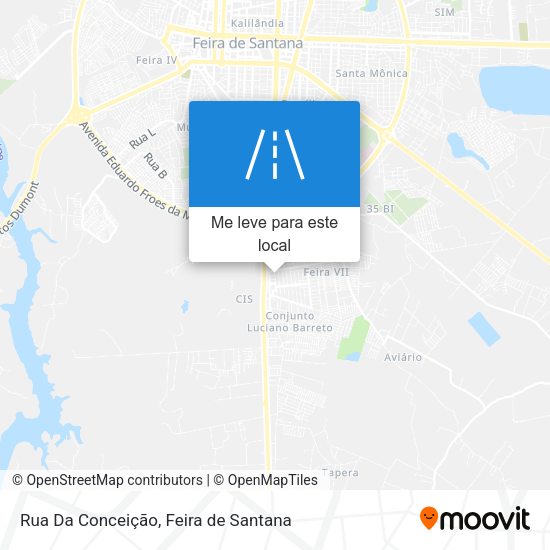 Rua Da Conceição mapa