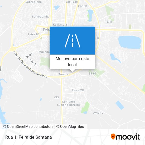 Rua 1 mapa