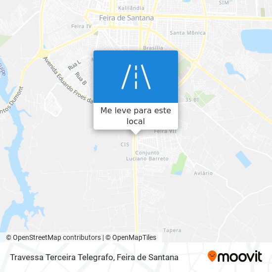 Travessa Terceira Telegrafo mapa