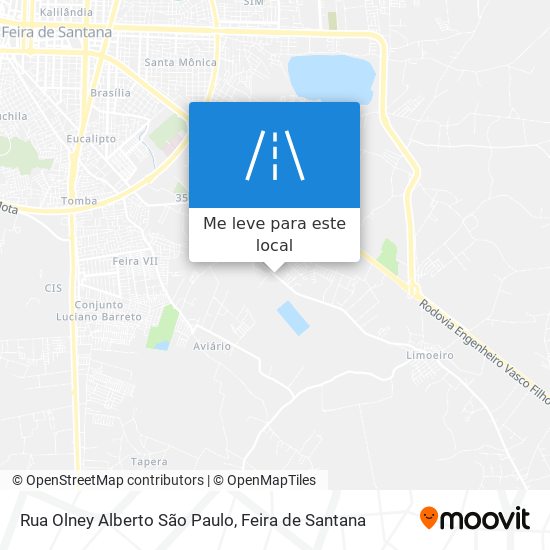 Rua Olney Alberto São Paulo mapa