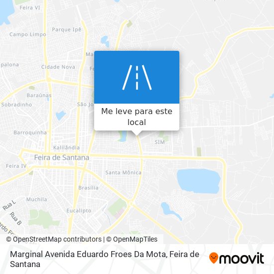 Marginal Avenida Eduardo Froes Da Mota mapa