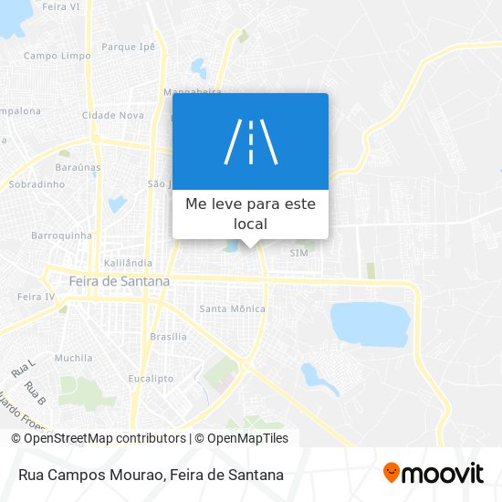 Rua Campos Mourao mapa