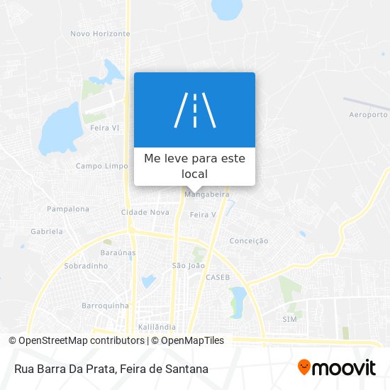 Rua Barra Da Prata mapa