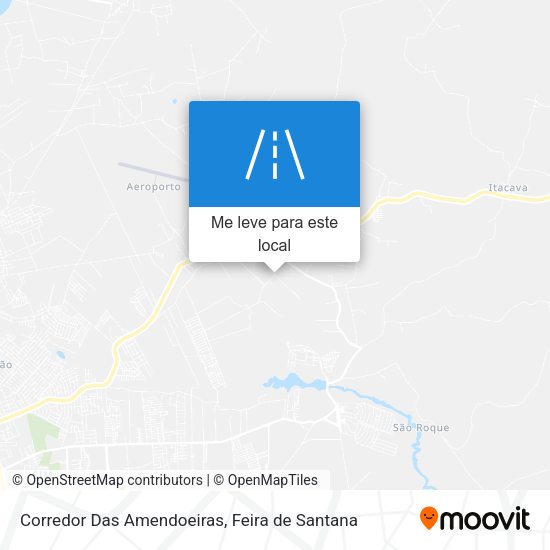 Corredor  Das Amendoeiras mapa