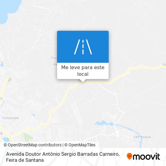 Avenida Doutor Antônio Sergio Barradas Carneiro mapa