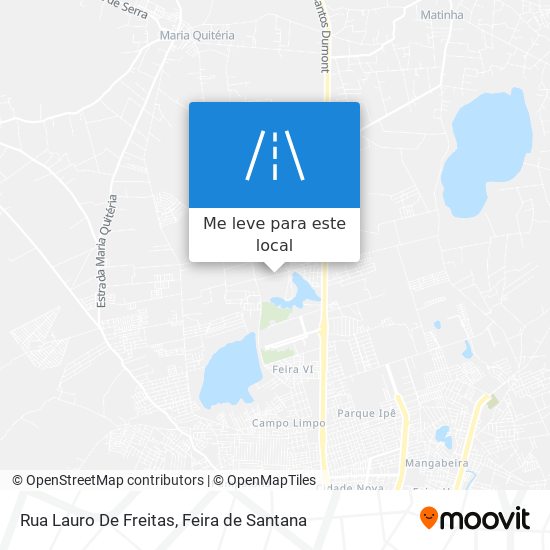 Rua Lauro De Freitas mapa