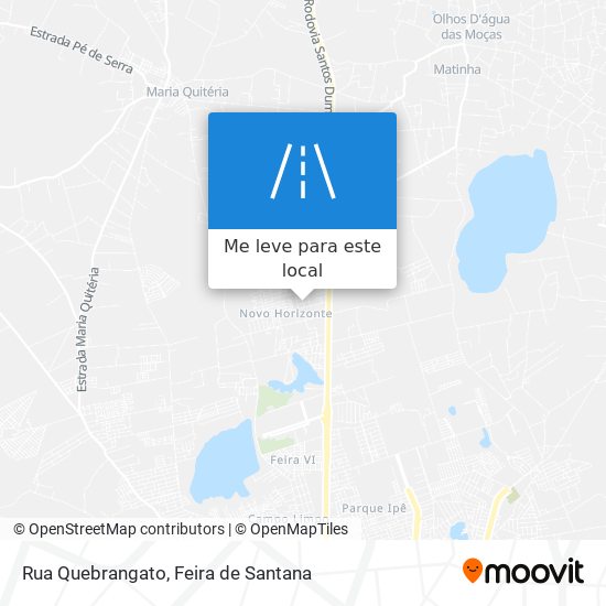 Rua Quebrangato mapa