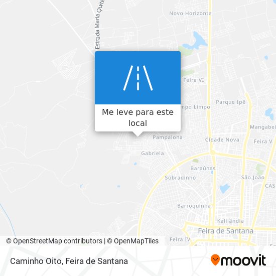 Caminho Oito mapa