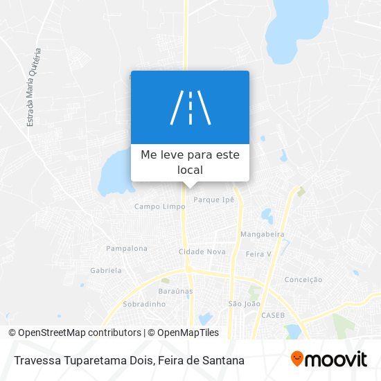 Travessa Tuparetama Dois mapa