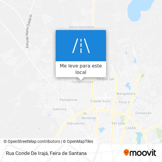 Rua Conde De Irajá mapa