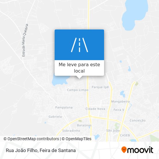 Rua João Filho mapa