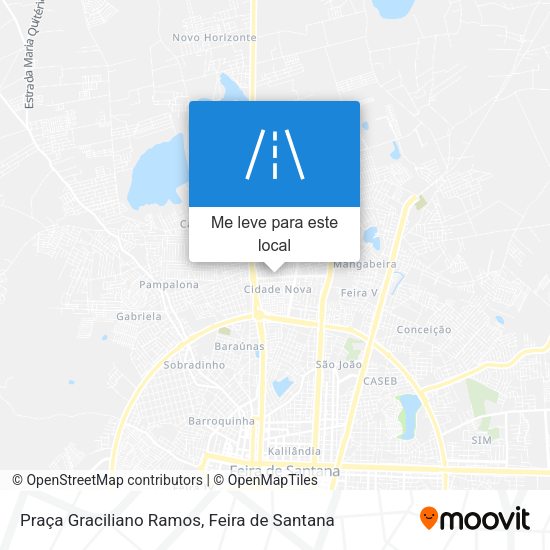 Praça Graciliano Ramos mapa