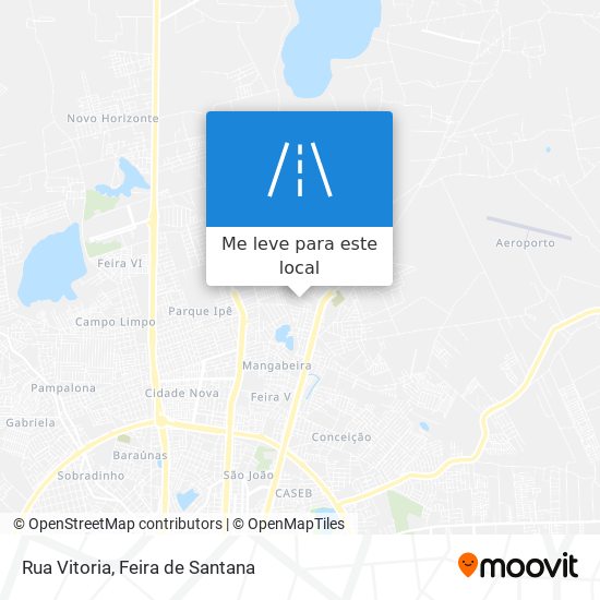 Rua Vitoria mapa