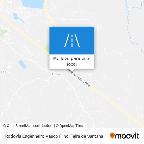 Rodovia Engenheiro Vasco Filho mapa