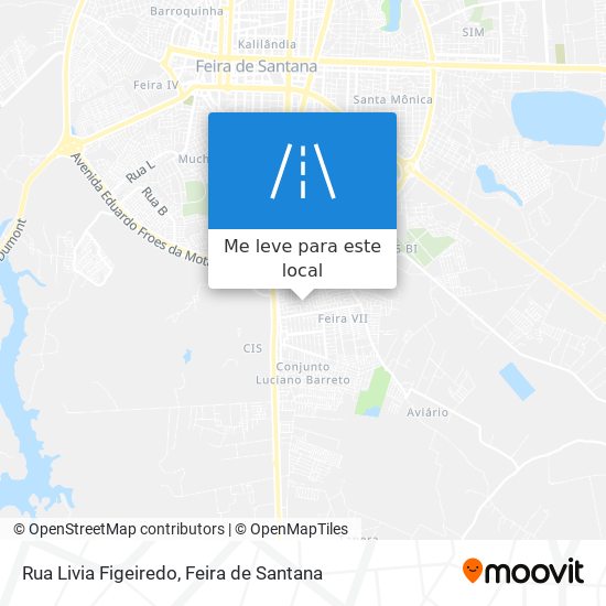 Rua Livia Figeiredo mapa