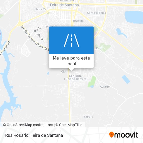 Rua Rosario mapa