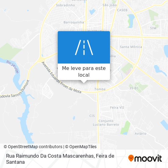 Rua Raimundo Da Costa Mascarenhas mapa