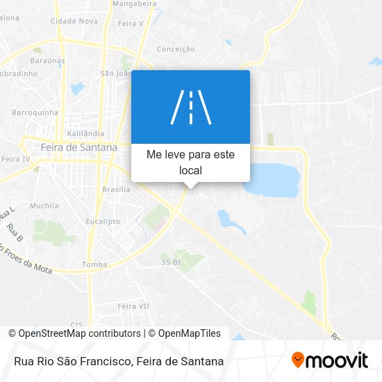 Rua Rio São Francisco mapa