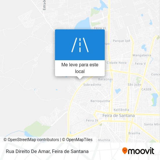 Rua Direito De Amar mapa