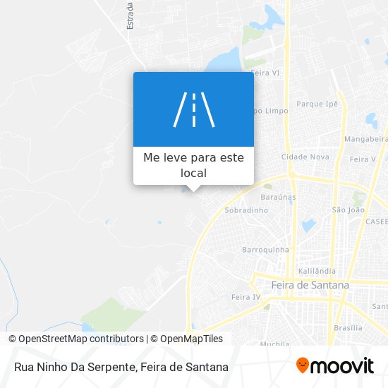 Rua Ninho Da Serpente mapa