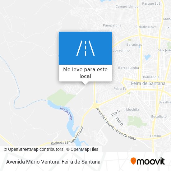 Avenida Mário Ventura mapa