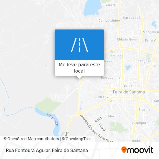 Rua Fontoura Aguiar mapa