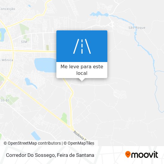 Corredor Do Sossego mapa