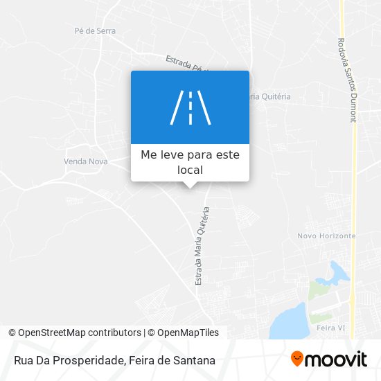 Rua Da Prosperidade mapa