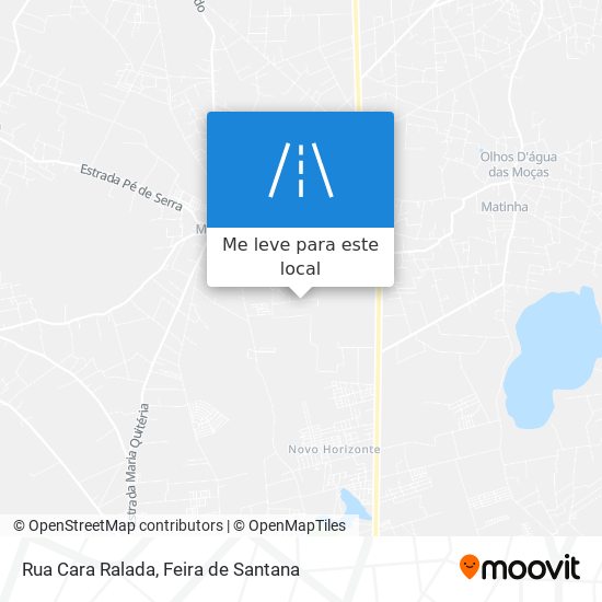 Rua Cara Ralada mapa