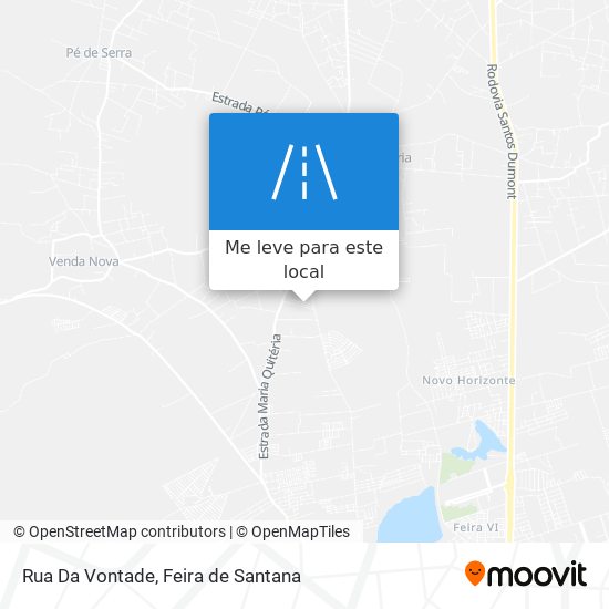 Rua Da Vontade mapa