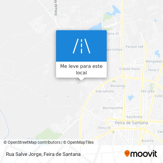 Rua Salve Jorge mapa