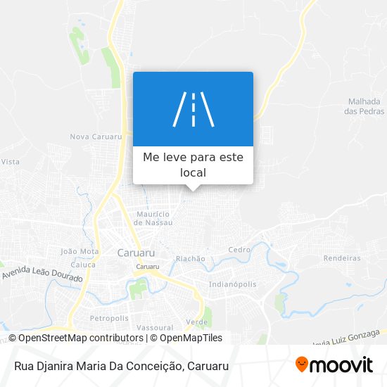Rua Djanira Maria Da Conceição mapa