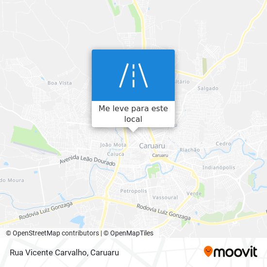 Rua Vicente Carvalho mapa