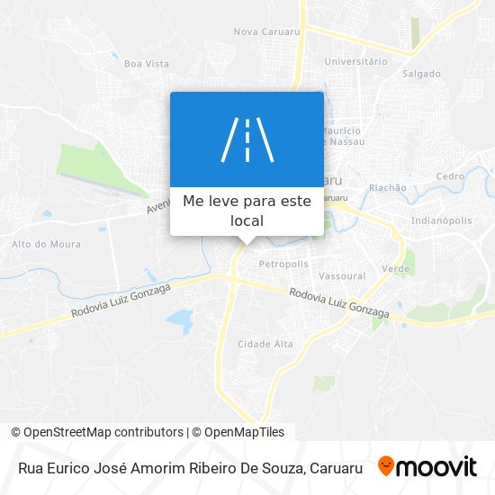 Rua Eurico José Amorim Ribeiro De Souza mapa
