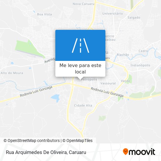 Rua Arquimedes De Oliveira mapa