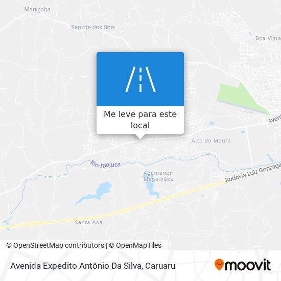 Avenida Expedito Antônio Da Silva mapa