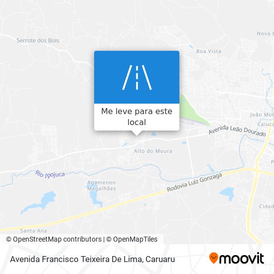 Avenida Francisco Teixeira De Lima mapa