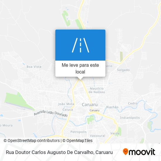 Rua Doutor Carlos Augusto De Carvalho mapa