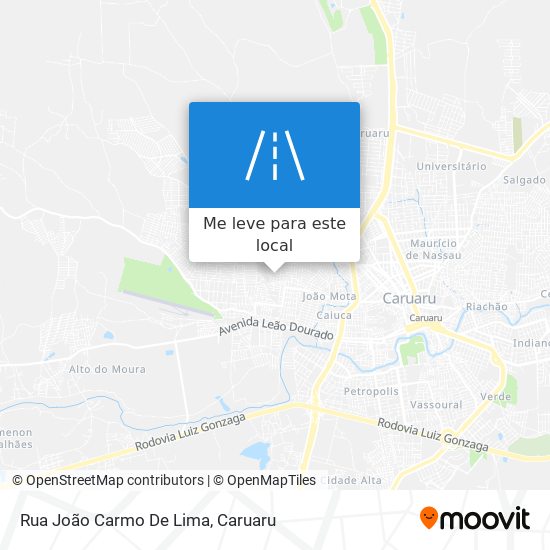 Rua João Carmo De Lima mapa