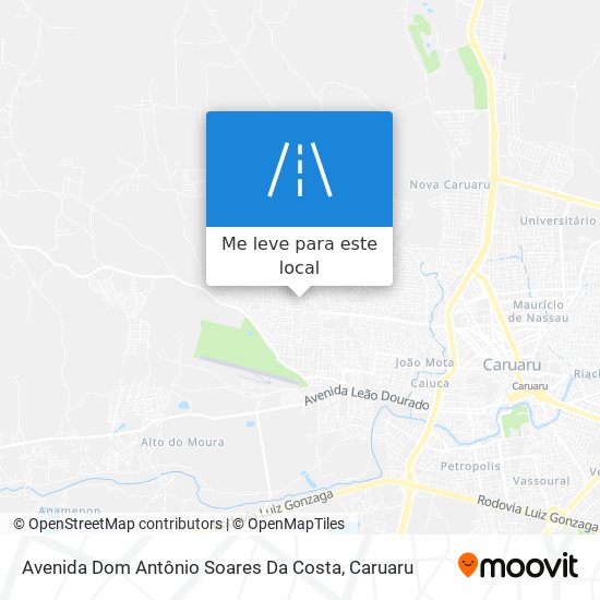 Avenida Dom Antônio Soares Da Costa mapa