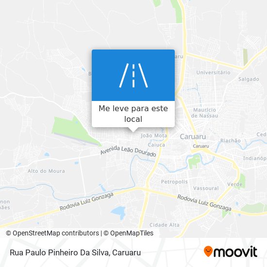 Rua Paulo Pinheiro Da Silva mapa