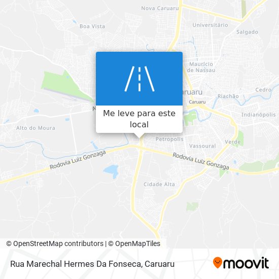 Rua Marechal Hermes Da Fonseca mapa